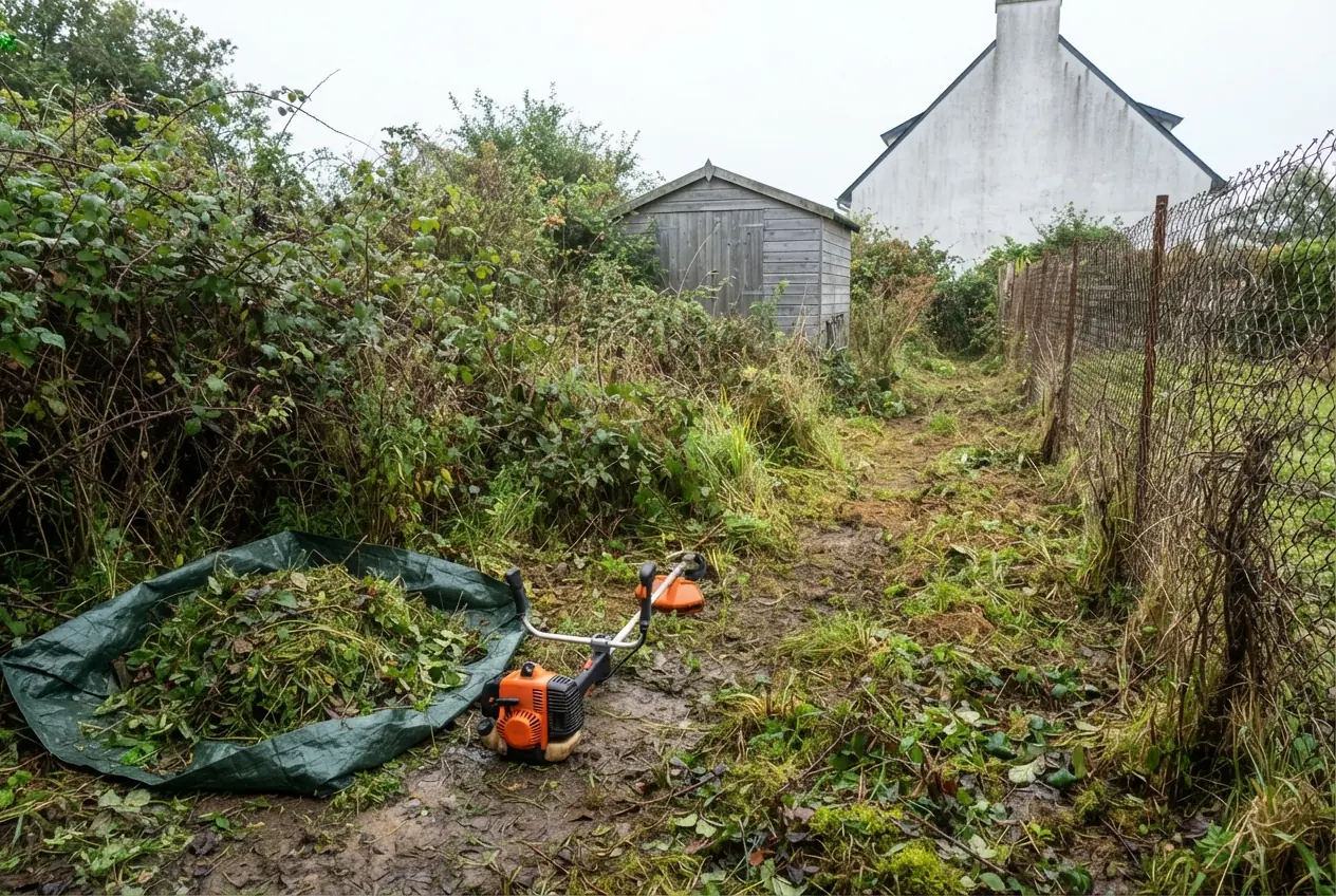 Débroussaillage à Lorient : nettoyage de terrain et espaces verts